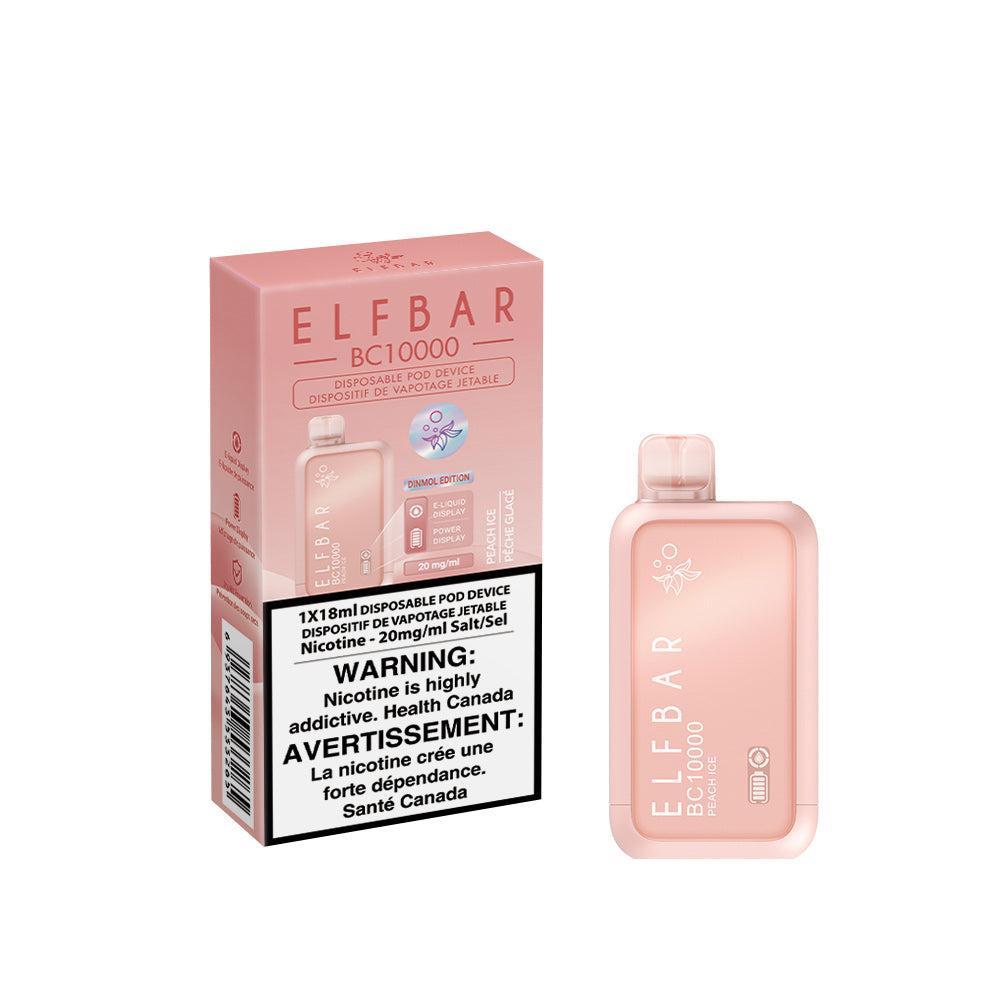 ELF BAR BC10000 Peach Ice Disposable Vape - 10000 Puffs