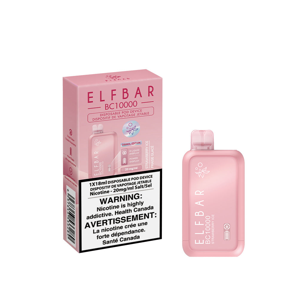 ELF BAR BC10000 Strawberry Ice Disposable Vape - 10000 Puffs