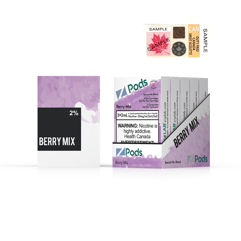 BERRY MIX - Z PODS ( SUPREME NIC BLEND)