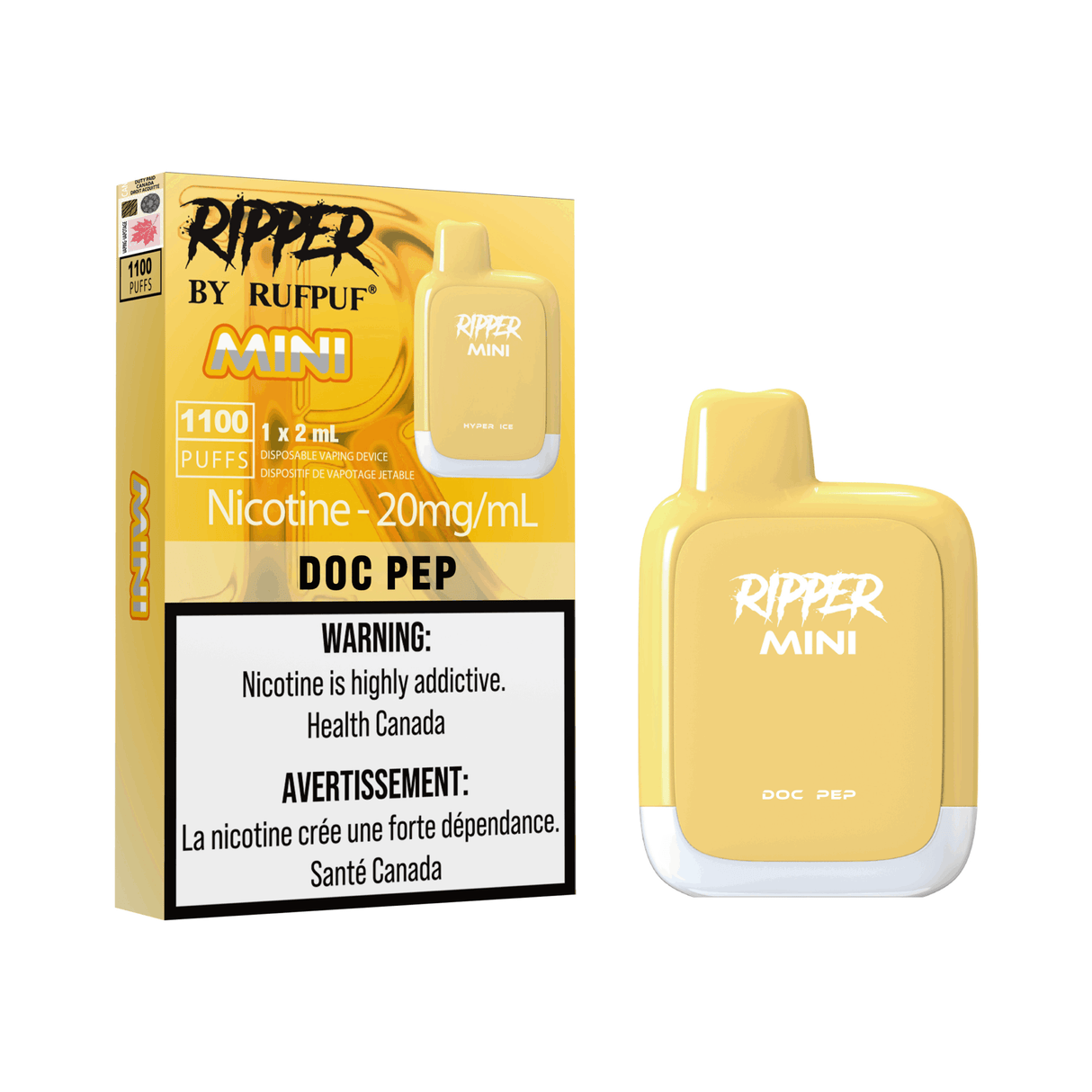 RIPPER by RUFPUF MINI 1100 Puffs Disposable