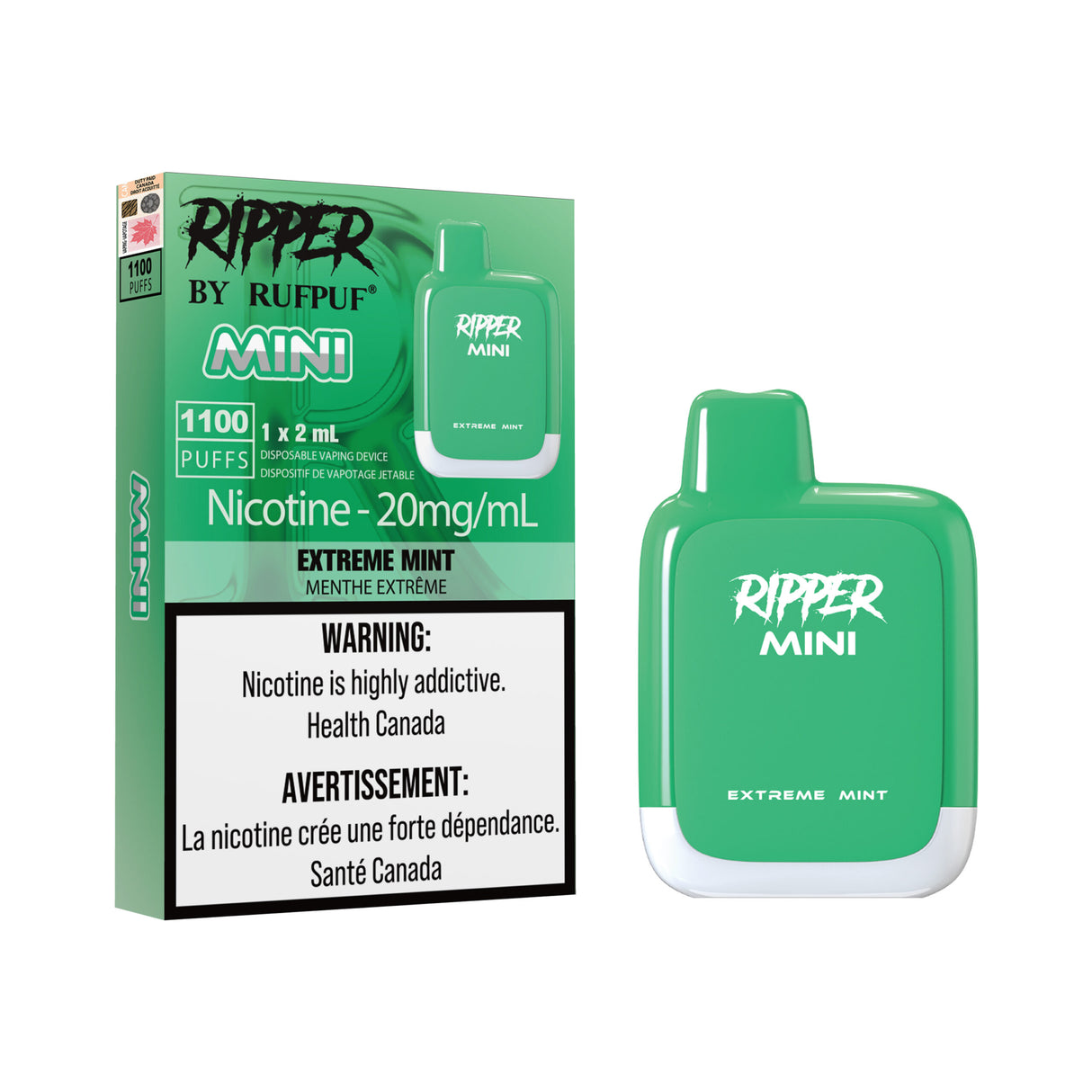 RIPPER by RUFPUF MINI 1100 Puffs Disposable