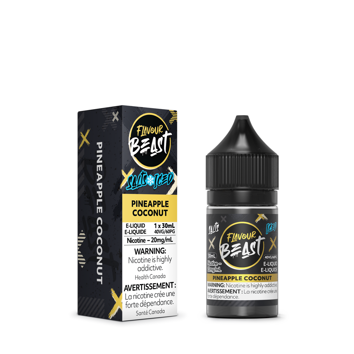 Pineapple Coconut Iced - Flavour Beast Nic Salt E-Liquid