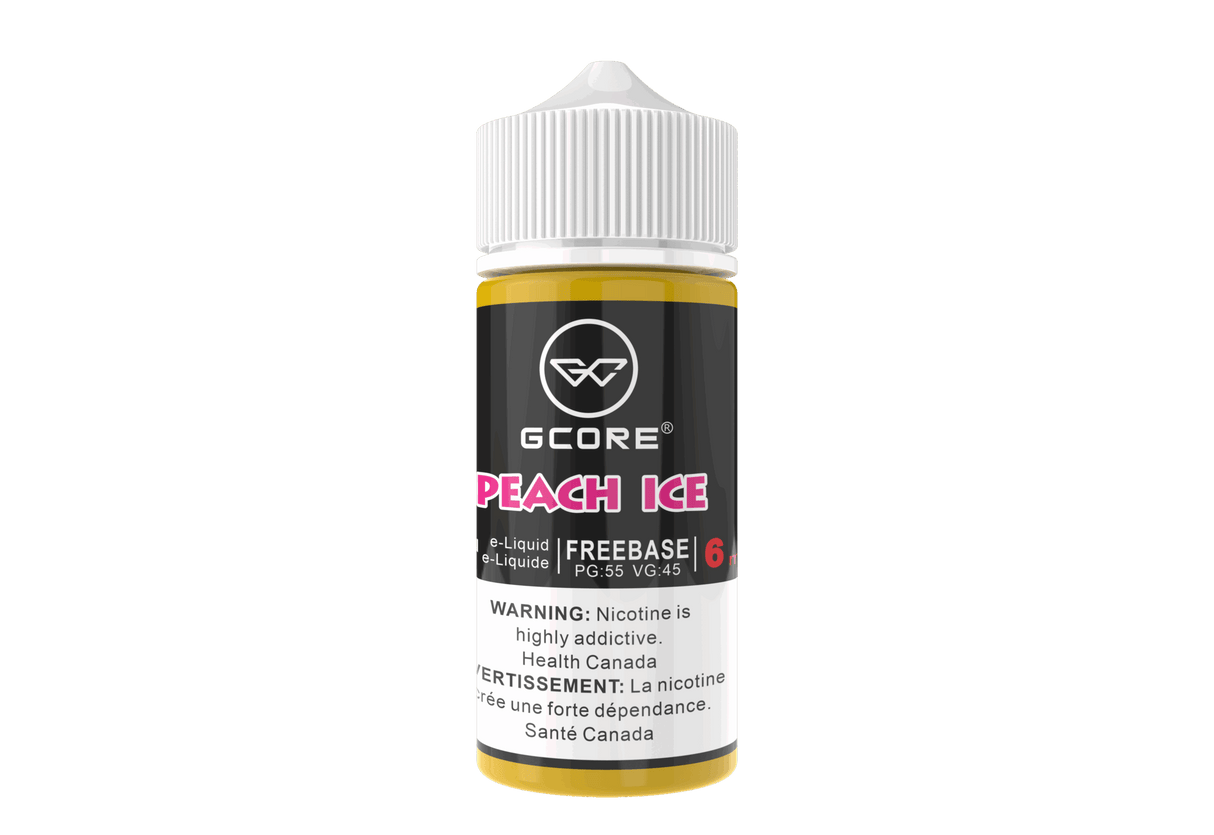 GCORE 100mL Freebase Vape Juice - Peach Ice