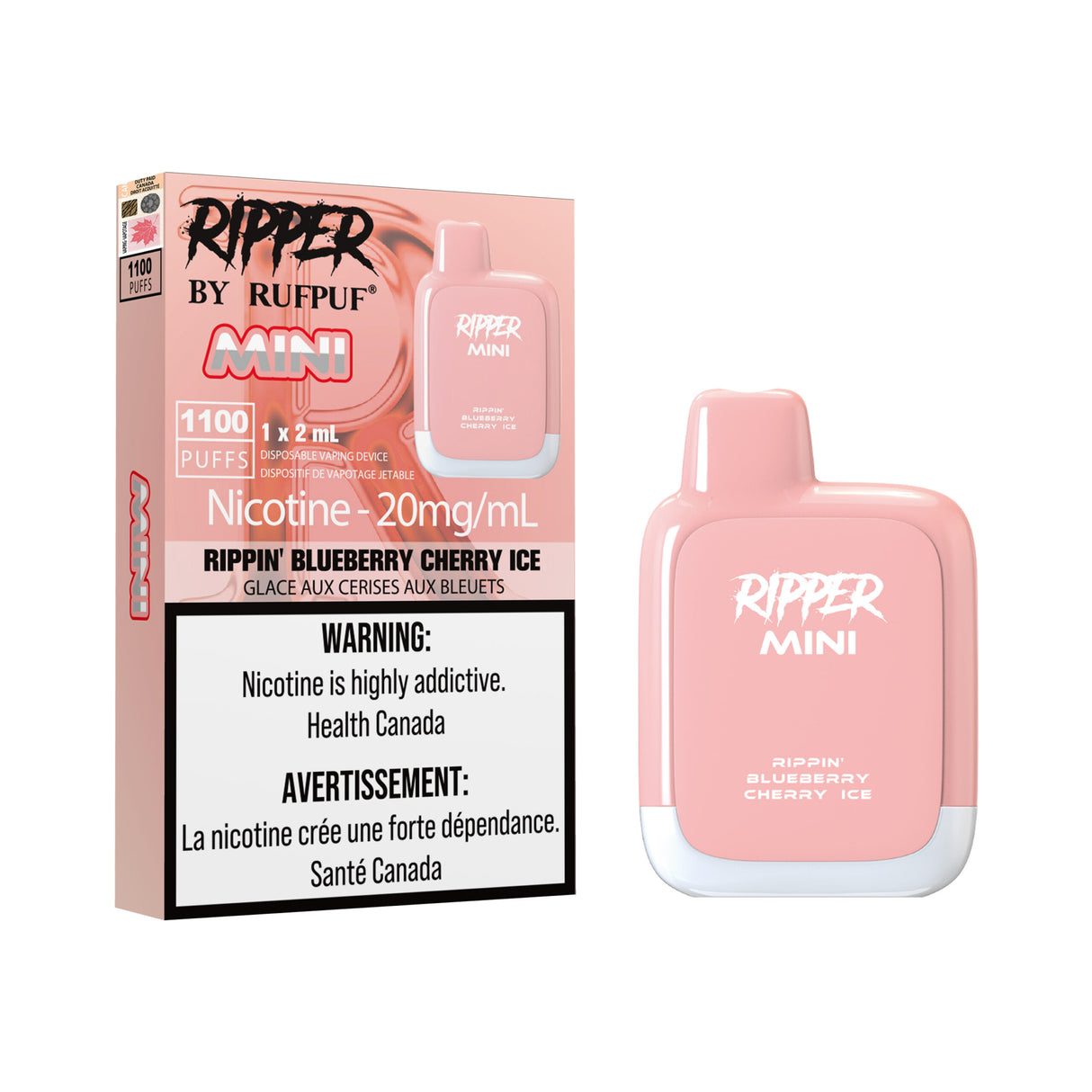 RIPPER by RUFPUF MINI 1100 Puffs Disposable
