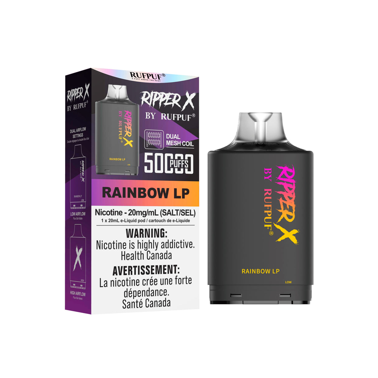 Rainbow Lollipop Ripper X 50k Pod by RufPuf