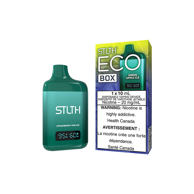 Stlth Eco Box Disposable - GREEN APPLE ICE