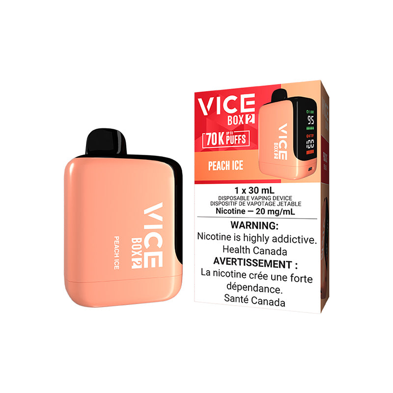 Vice Box 2 70K Disposable - PEACH ICE