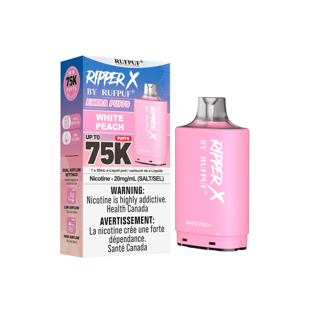 White Peach - Ripper X 75K Pod