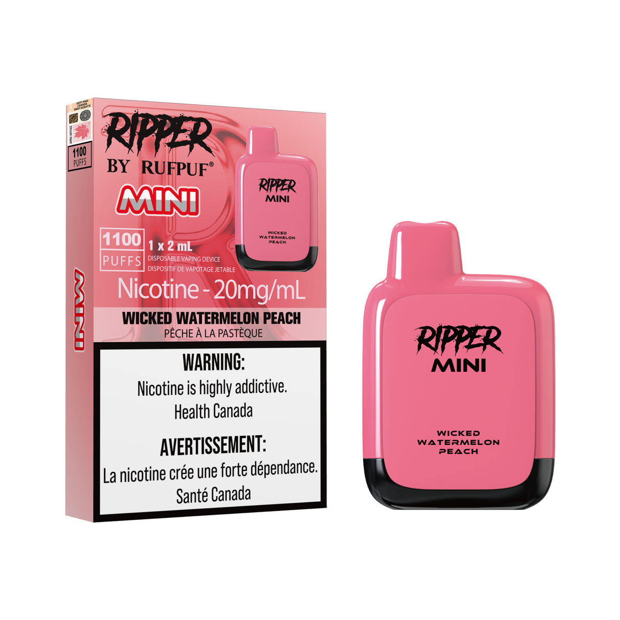 RIPPER by RUFPUF MINI 1100 Puffs Disposable