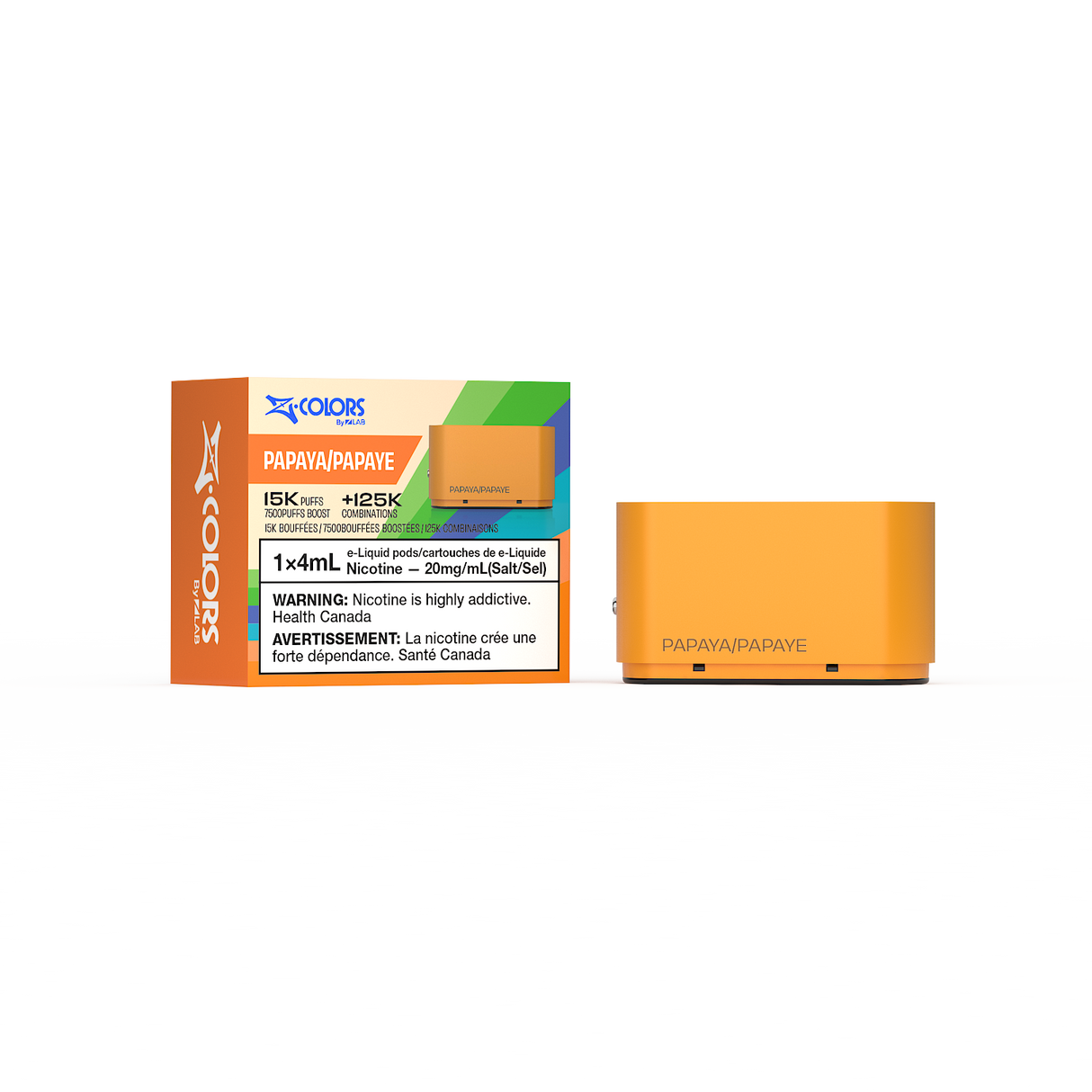 ZColors By ZLand Vape Pod - Papaya - 15K Puffs