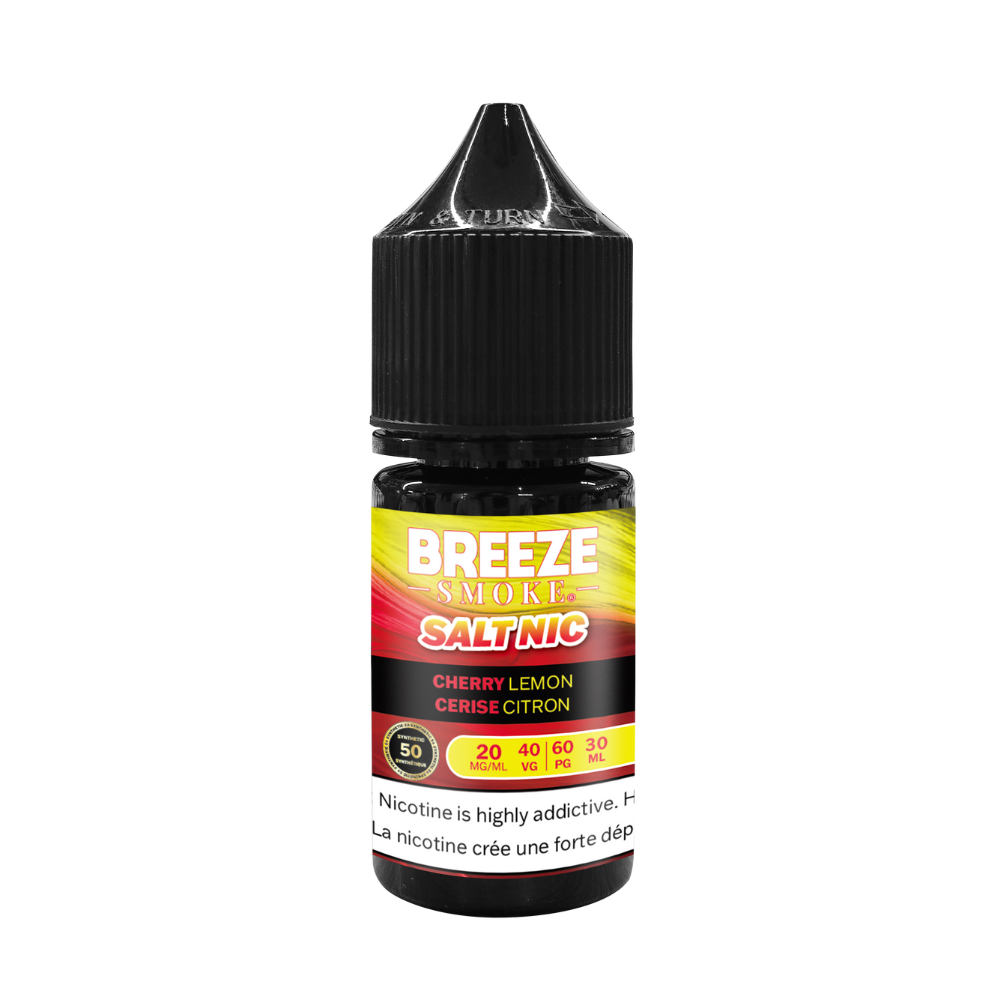 Breeze S50 20mg Salt Nic E-Liquid - 30ml cherry lemon