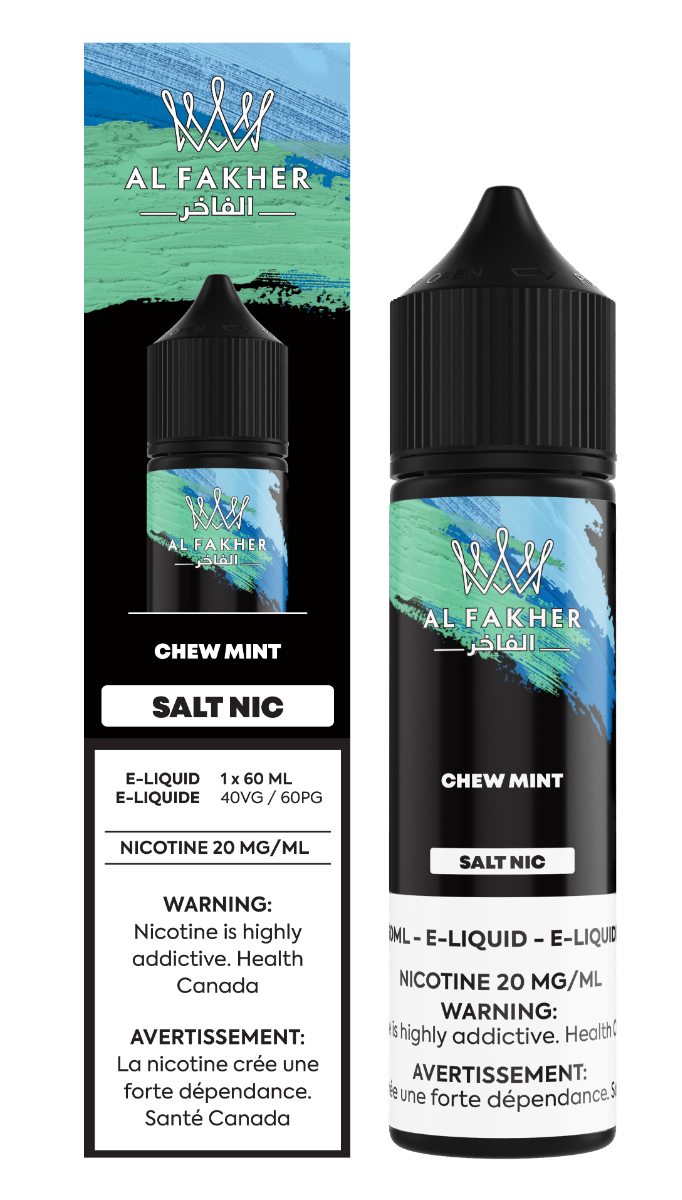 Chew Mint - AL Fakher Nicotine Salt E Juice 60mL