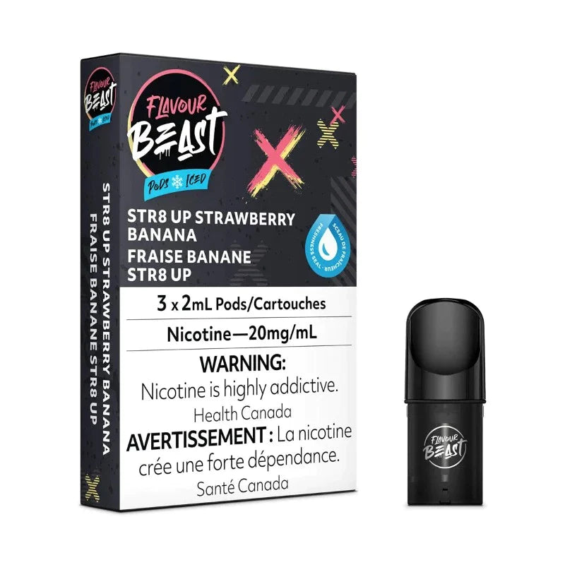 Pack de gousses Flavour Beast - STR8 up Fraise Banane