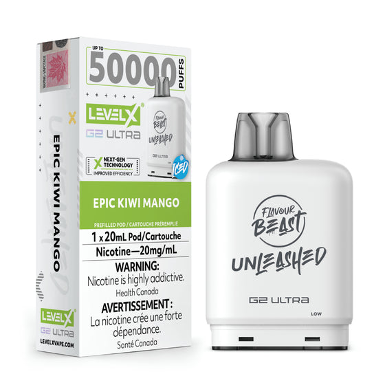 Level X Unleashed G2 Ultra - Epic Kiwi Mango Iced