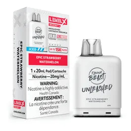 Level X Flavour Beast Unleashed Boost Pod 20mL - Epic Strawberry Watermelon