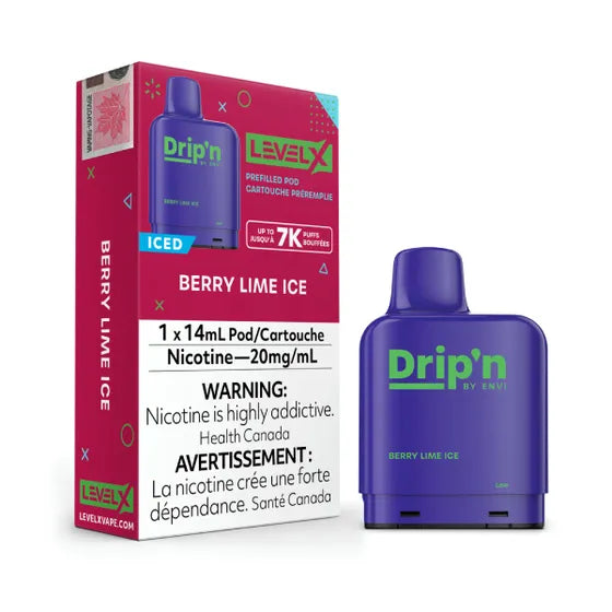 Level X Drip'n Pod Berry Lime Ice