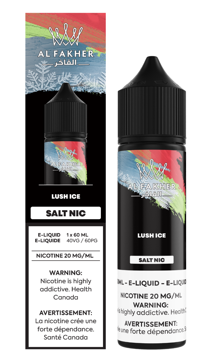 Lush Ice - AL Fakher Nicotine Salt E Juice 60mL