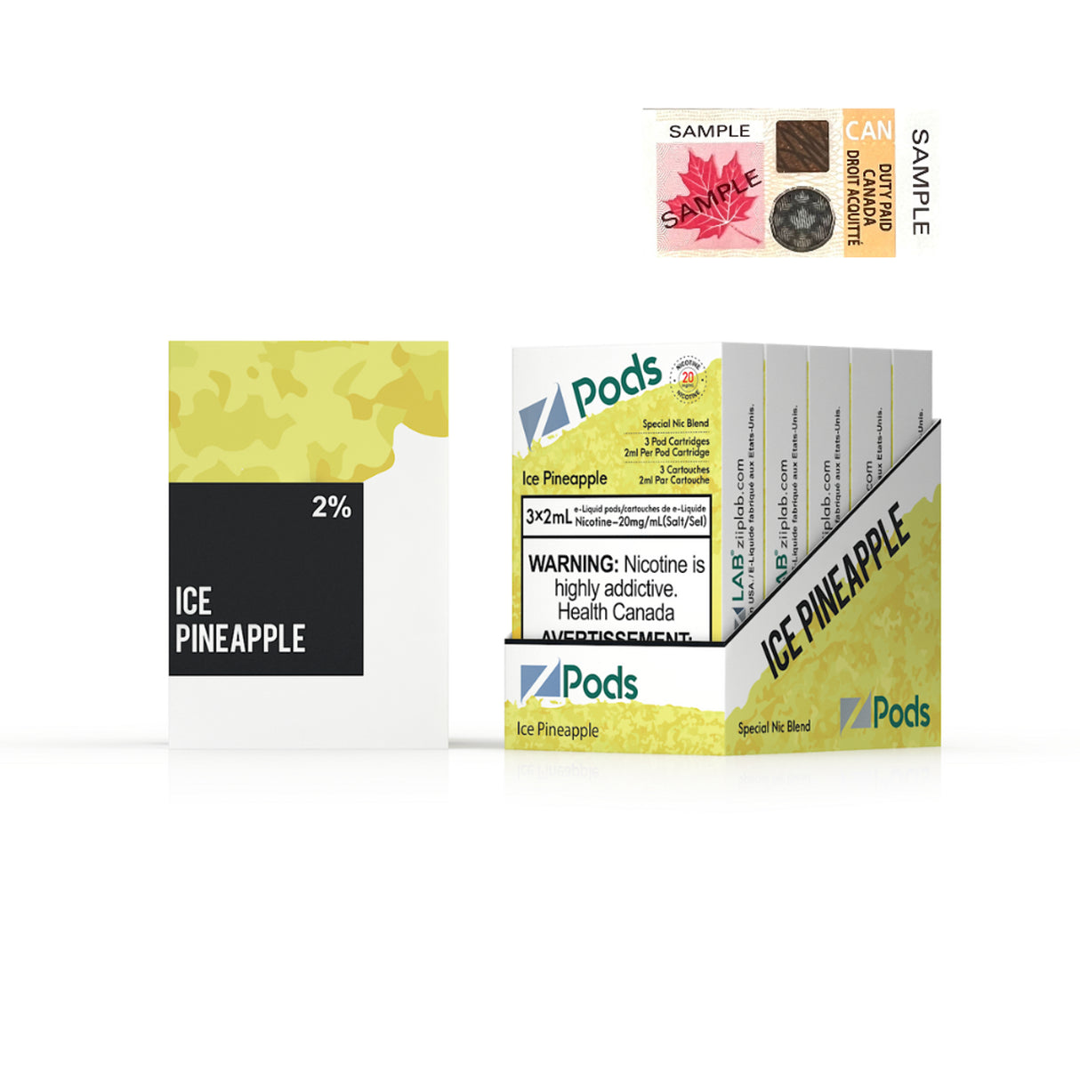 Ice Pineapple - Z PODS ( SUPREME NIC BLEND)