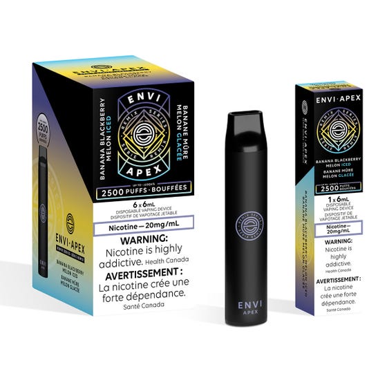 ENVI APEX DISPOSABLE - BANANA BLACKBERRY MELON ICED