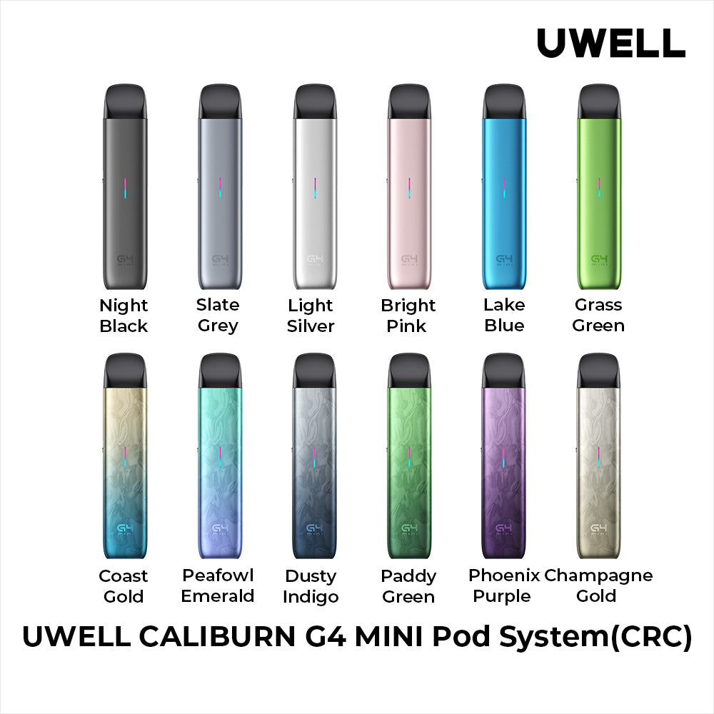 uwell caliburn g4 mini pod colours