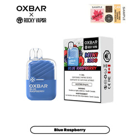 OXBAR Mini 1200 Disposable Vape - Blue Raspberry - 1200 puffs - 20mg/ml nicotine strength - 2ml e-juice