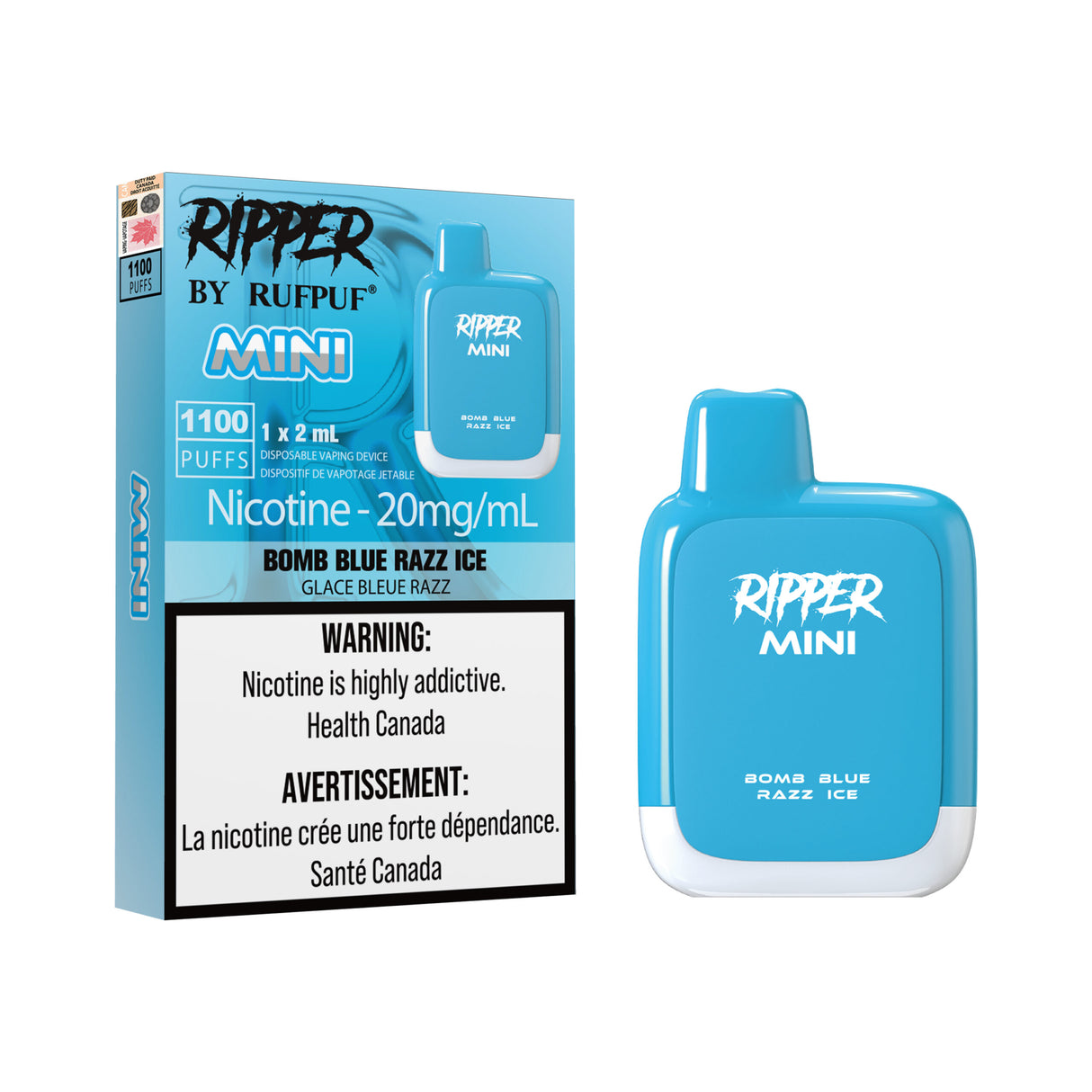 RIPPER by RUFPUF MINI 1100 Puffs Disposable