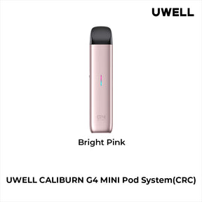 Bright Pink Uwell Caliburn G4 mini pod kit