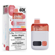 CAPSL 60K Strawberry Ice disposable vape featuring 60000 puffs and 20mg nicotine shown with device and packaging.