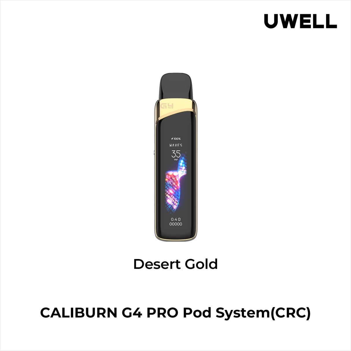 UWELL Caliburn G4 Pro Pod Kit [CRC] - 35W - 1800mAh - Touchscreen UI