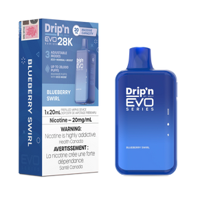 Blueberry Swirl Drip'n EVO Series 28K Disposable Vape