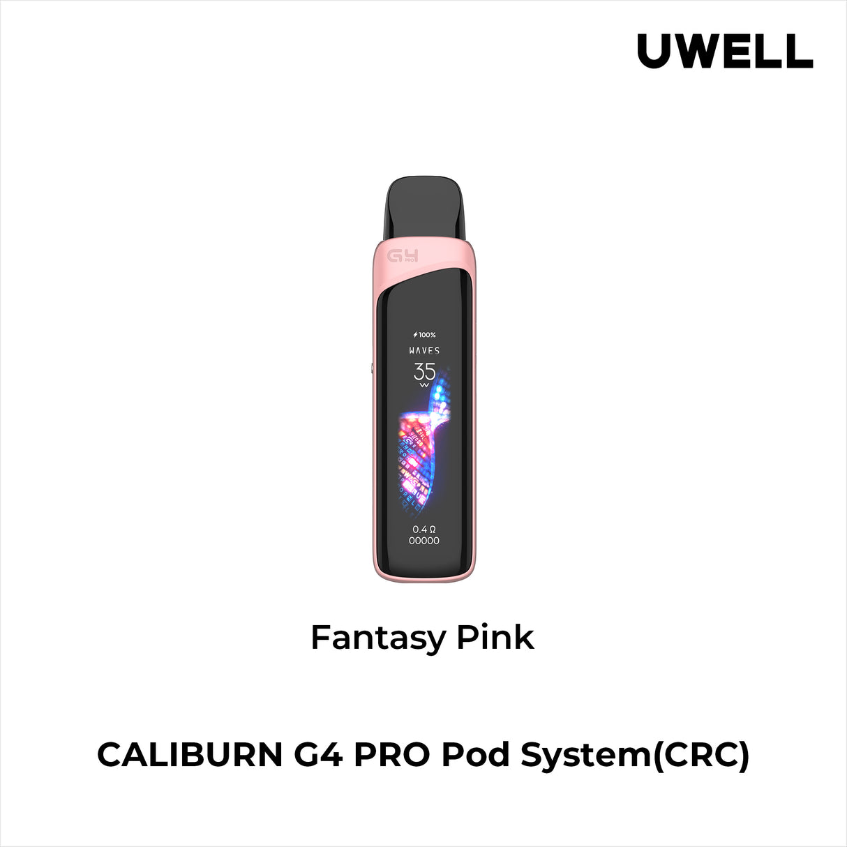 UWELL Caliburn G4 Pro Pod Kit [CRC] - 35W - 1800mAh - Touchscreen UI