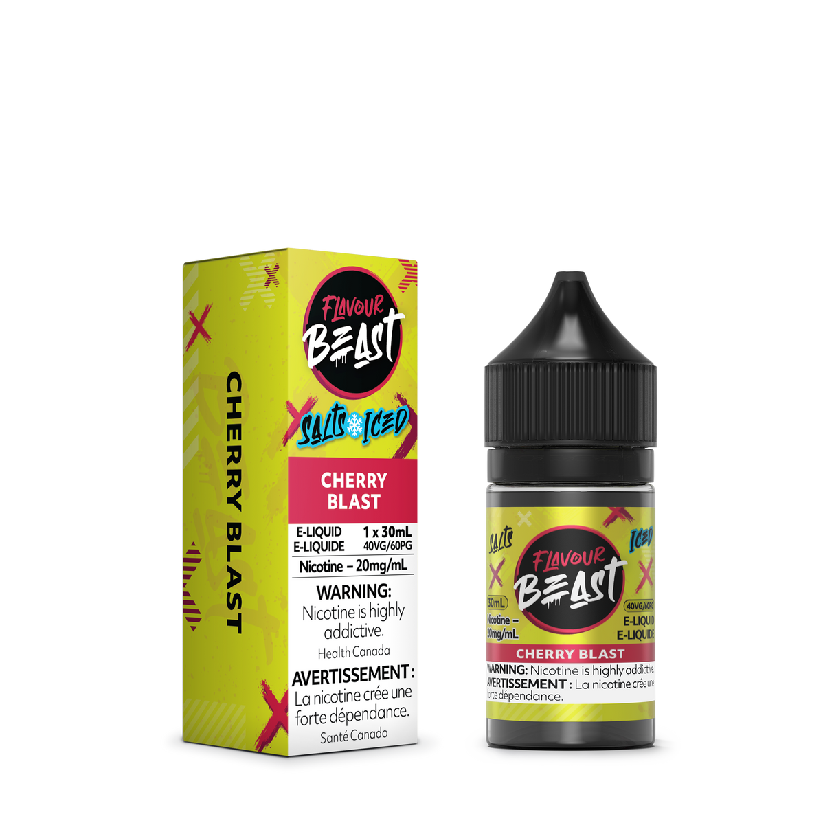 Cherry Blast Iced - Flavour Beast Nic Salt E-Liquid