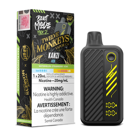 Flavour Beast Beastmode Max 2 x Twelve Monkeys – Kanzi Iced, 20mg/mL, 20mL e-liquid.