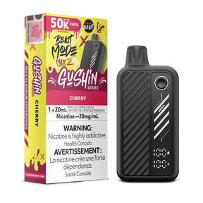 Gushin Cherry - Flavour Beast BeastMode Max 2 50000 Puffs Disposable Vape