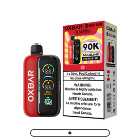 Oxbar x Rocky Vapor Maglink Disposable Vape G flavour – 90,000 puffs