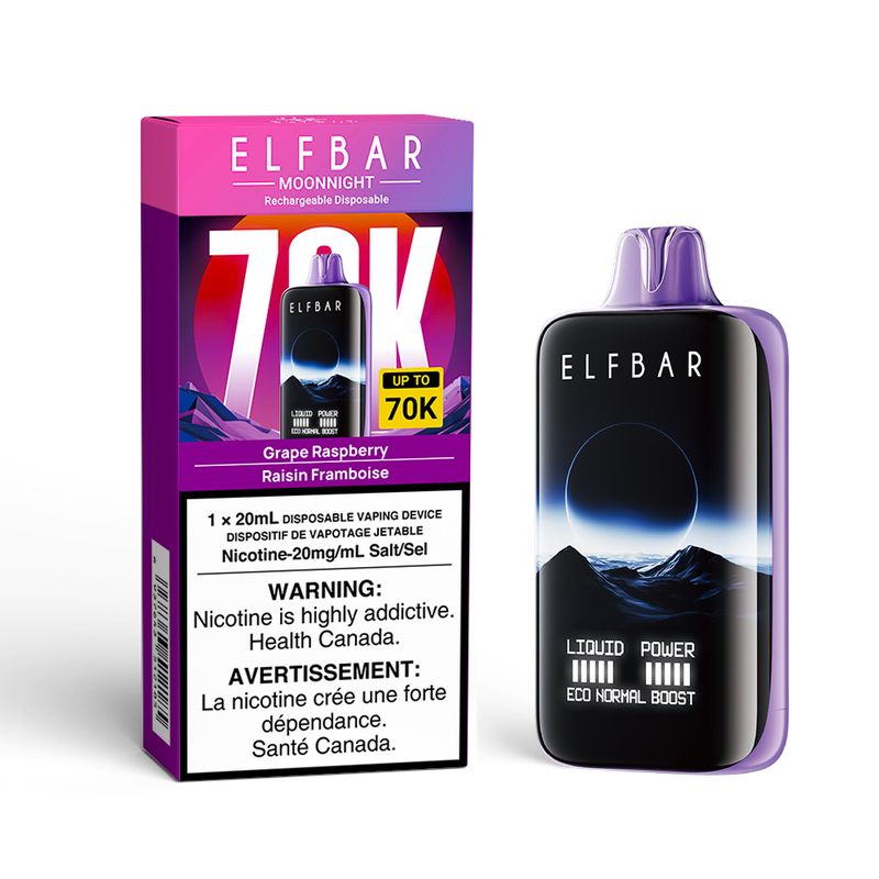 ELFBAR MoonNight 70K - Grape Raspberry