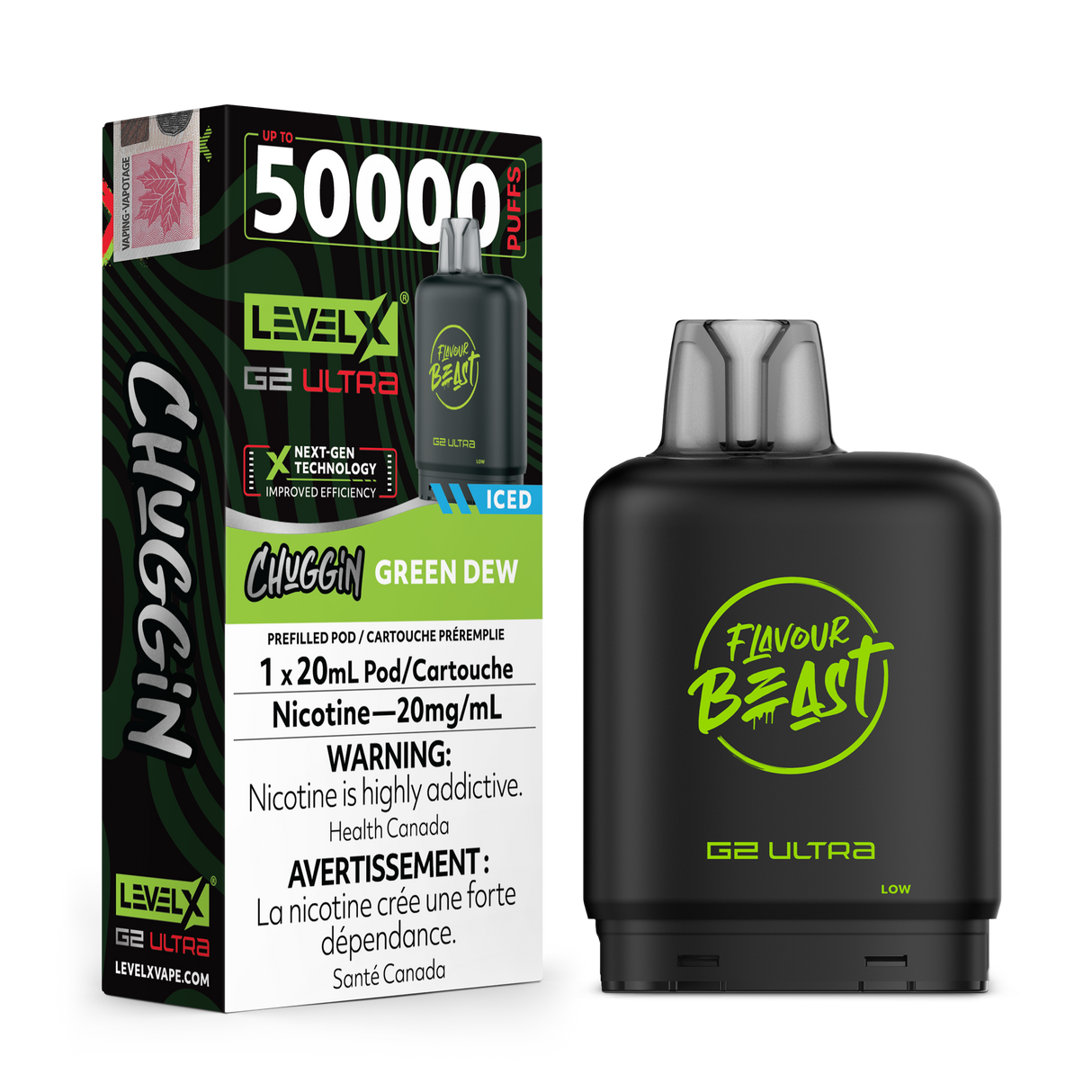 Green Dew (ICED) - Level X G2 Ultra 50k Pod