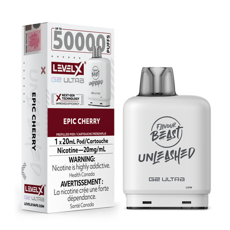 Epic Cherry - Flavour Beast Unleashed Level X G2 Ultra 50K Pod