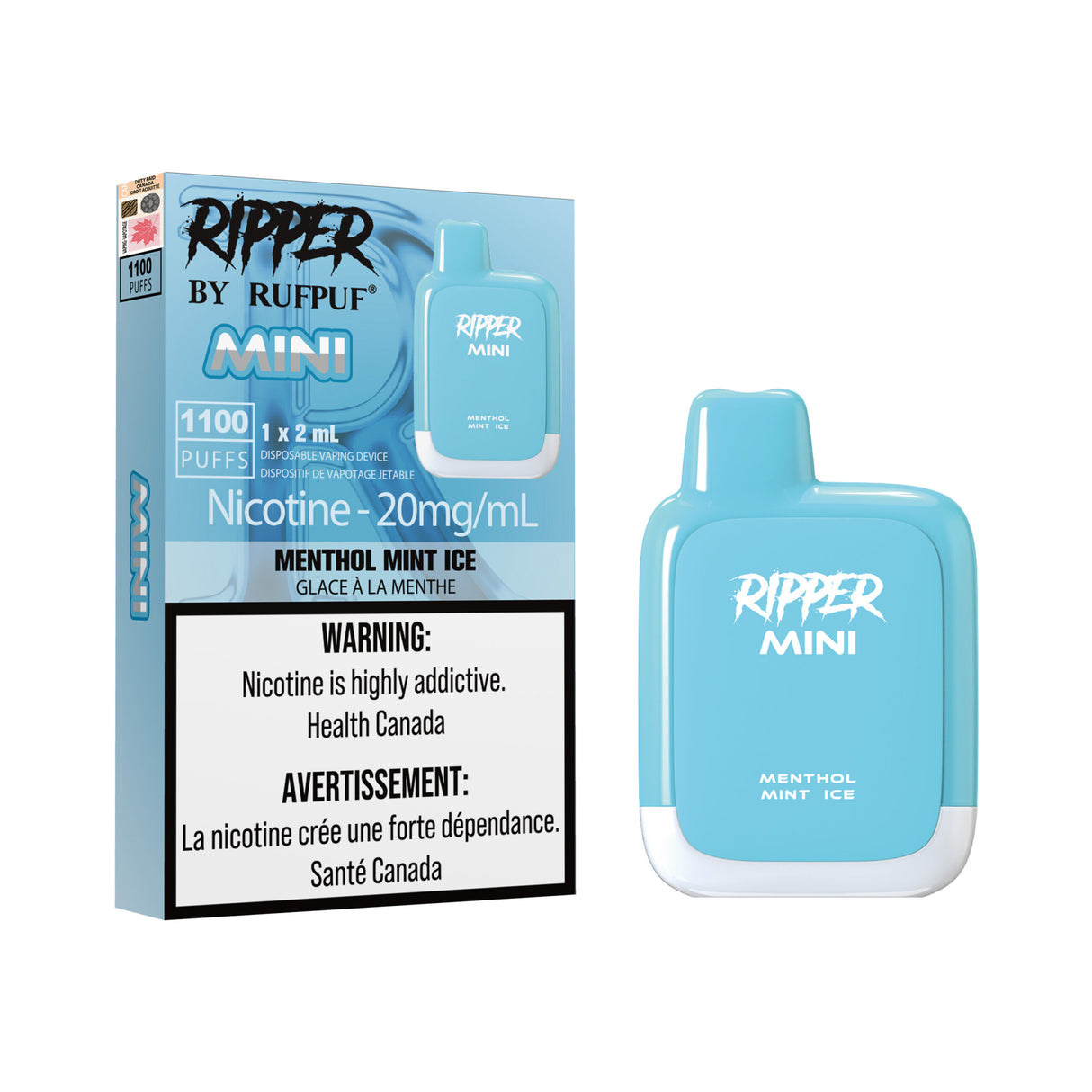RIPPER by RUFPUF MINI 1100 Puffs Disposable