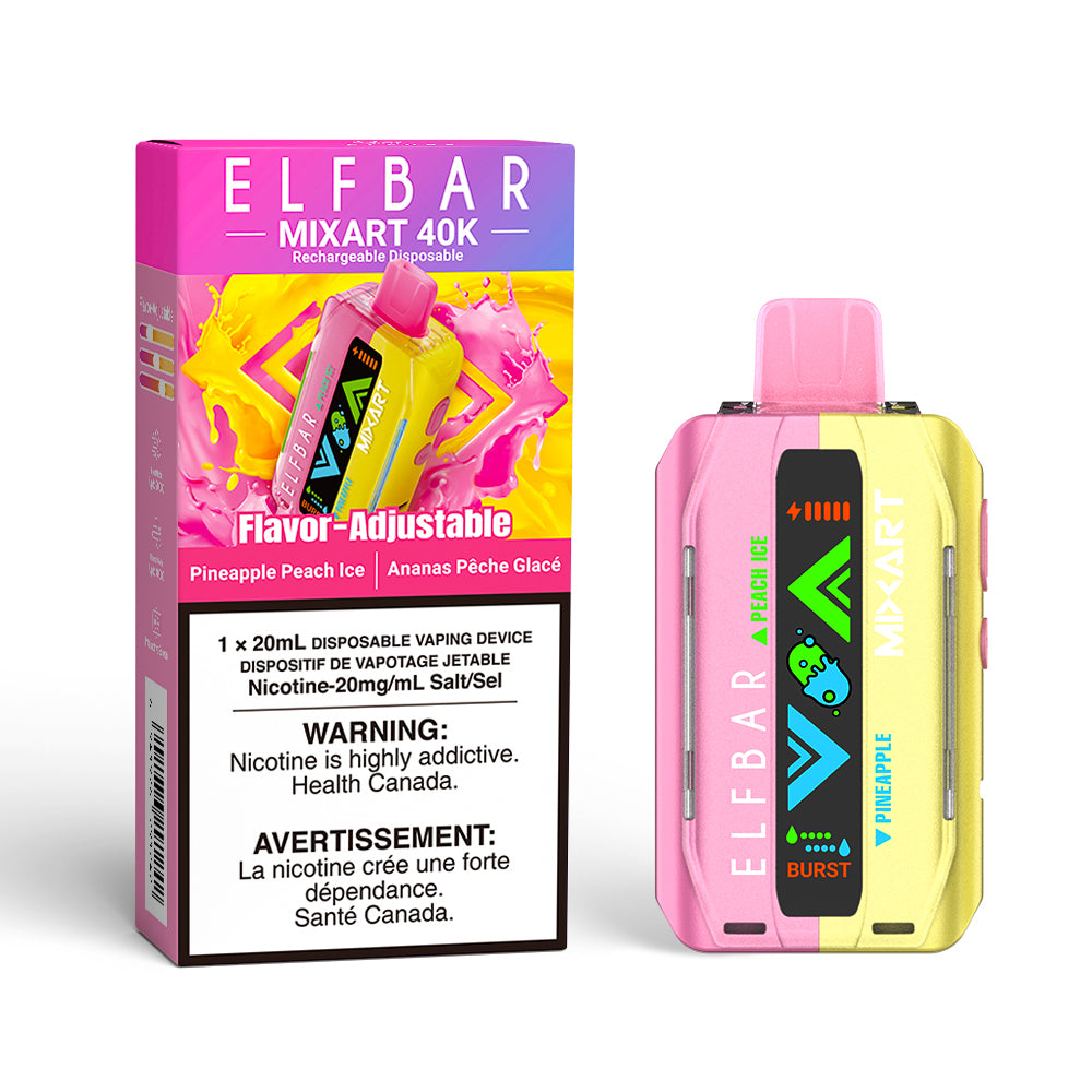 Pineapple Peach Ice - ElfBar MixArt 40K Disposable Vape