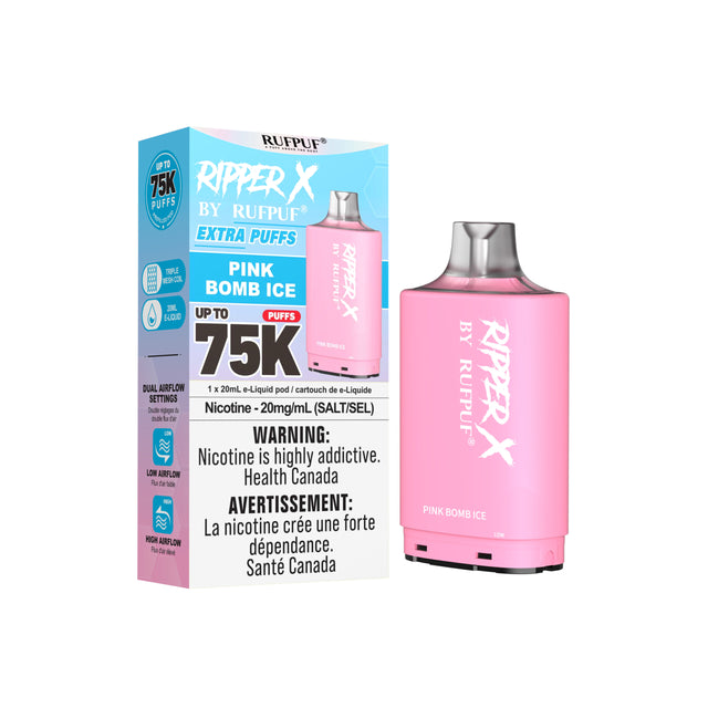 Pink Bomb Ice - Ripper X 75k Turbo Pod 20mg/ml