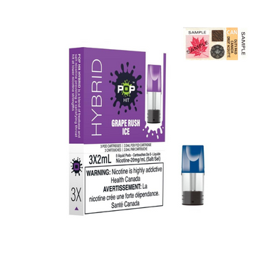 GRAPE RUSH ICED HYBRID - POP HIT HYBRID PODS