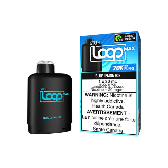 STLTH LOOP MAX Pod Pack Blue Lemon Ice flavour – 70 000 puffs
