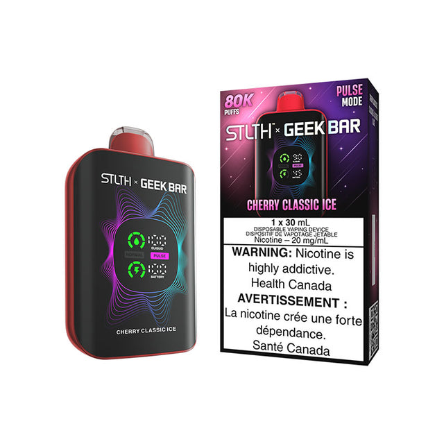 Cherry Classic Ice - STLTH X GEEKBAR 80000 Puffs Disposable Vape - 30mL