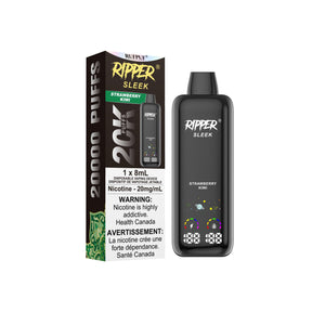 Ripper SLEEK Disposable Vape Strawberry Kiwi flavour – 20,000 puffs