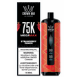 Crown Bar Al Fakher MEGAMAX 75K Strawberry Punch disposable vape – 75,000 puffs