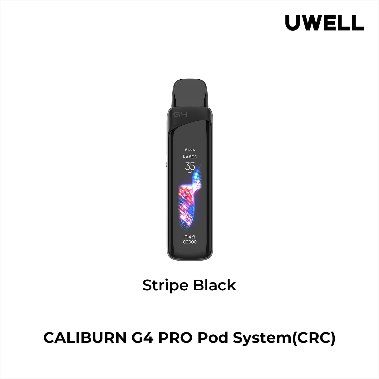 UWELL Caliburn G4 Pro Pod Kit [CRC] - 35W - 1800mAh - Touchscreen UI