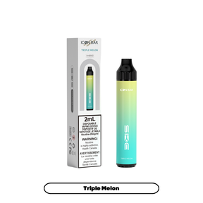 Triple Melon Icon Bar Hybrid Vape Disposable - 2000 Puffs