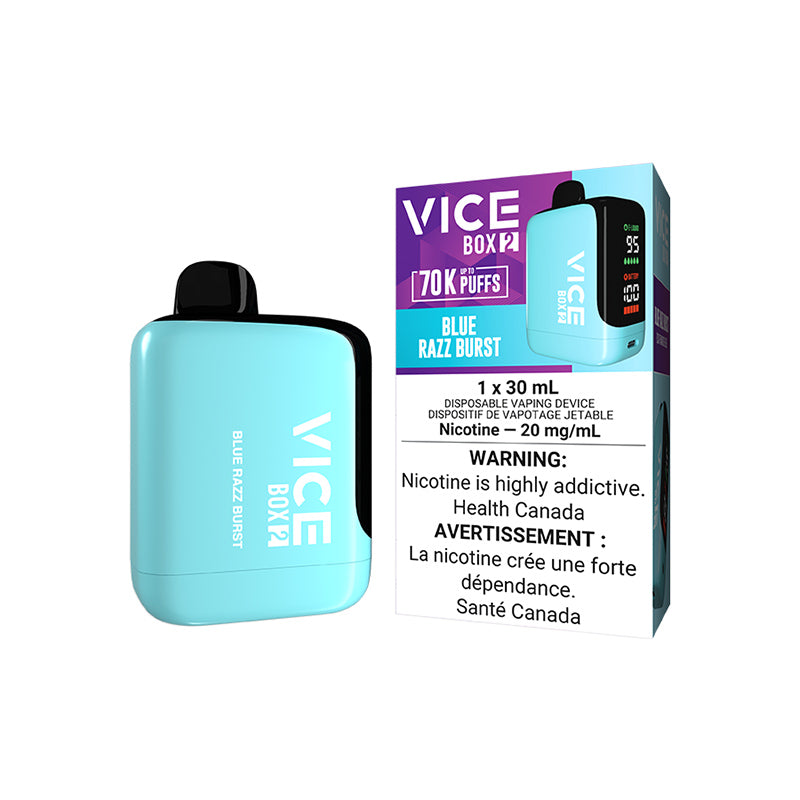 Vice Box 2 70K Disposable - BLUE RAZZ BURST