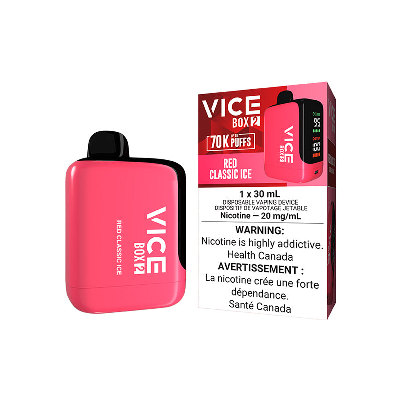Vice Box 2 70K Disposable - RED CLASSIC ICE